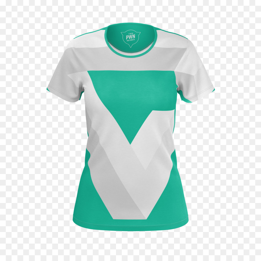 T shirt Spalla Verde - Maglietta