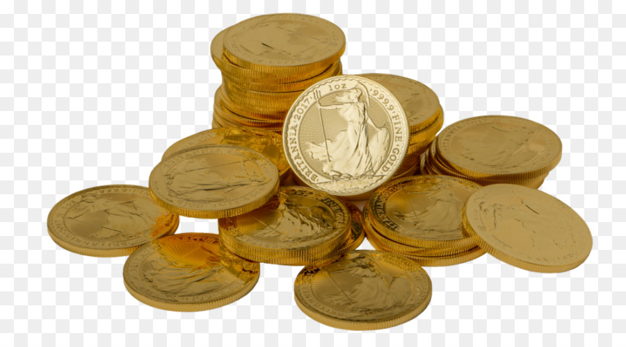 Silber Gold Münze Britannia Bullion - Münze