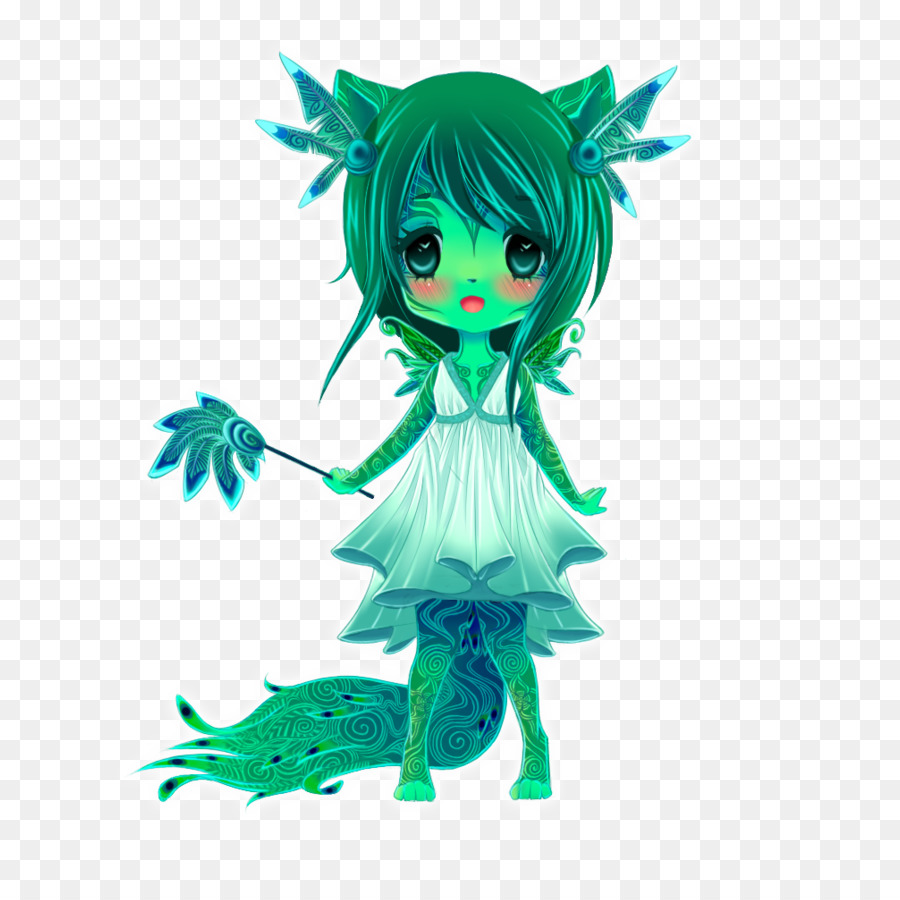 Verde Bambola creatura Leggendaria - bambola