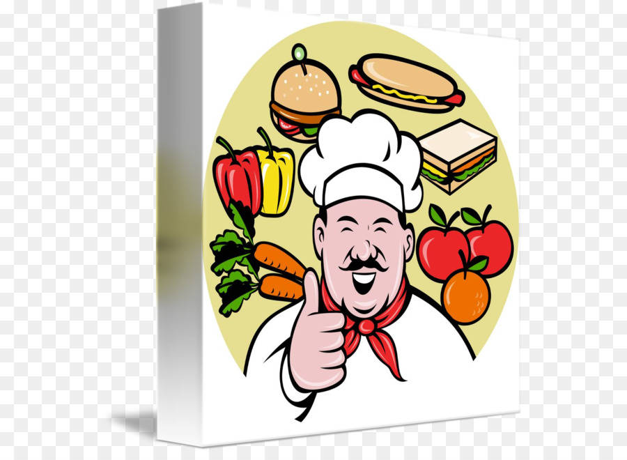 Chef Hamburger Cibo Pollice segnale di Cucinare - altri