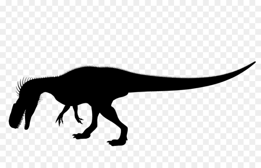Tyrannosaurus Silhouette Schwarz Weiß ClipArt - Silhouette