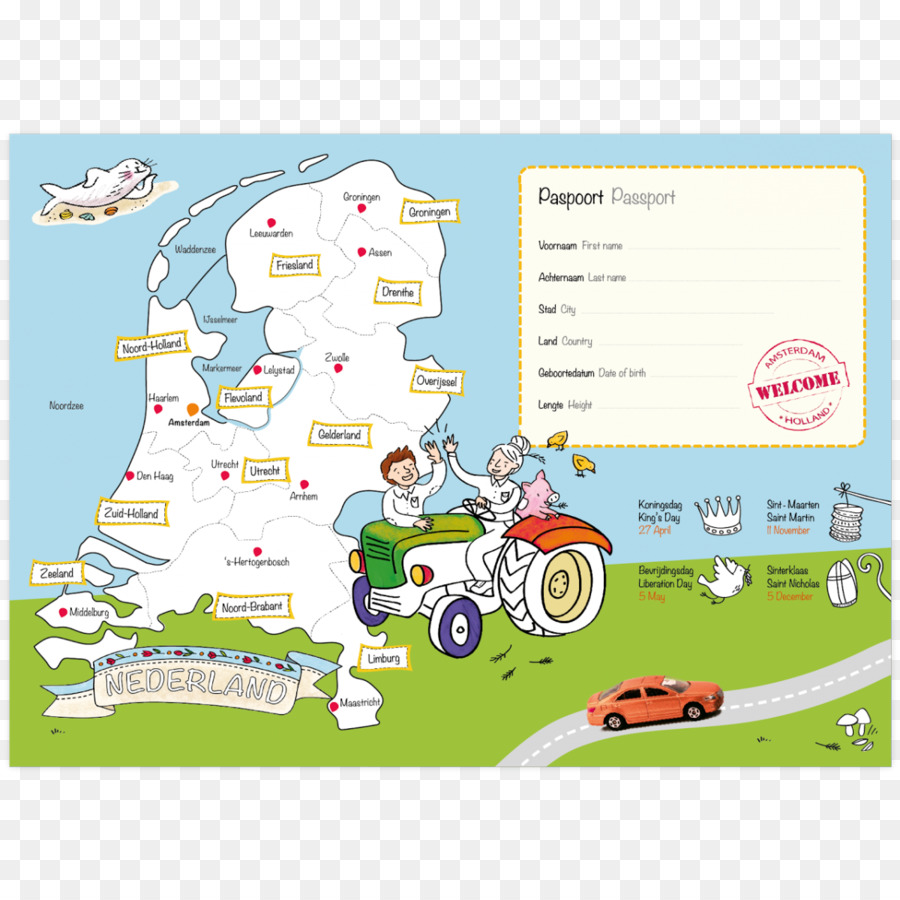 Sehr Mappy Kleurplaat Provinzen der Niederlande, Putten - Mappy