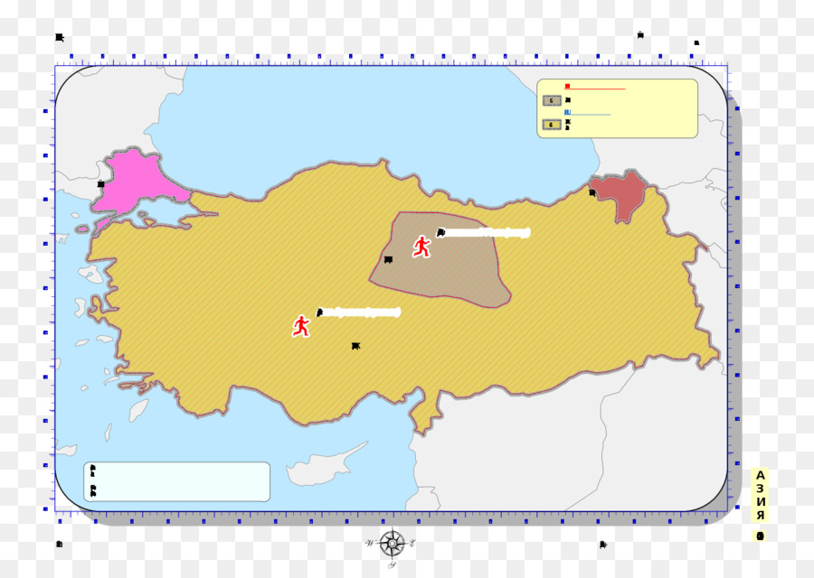 Impero di Nicea Orientale Imperatore Romano Komnenos 11 dicembre - turchia mappa
