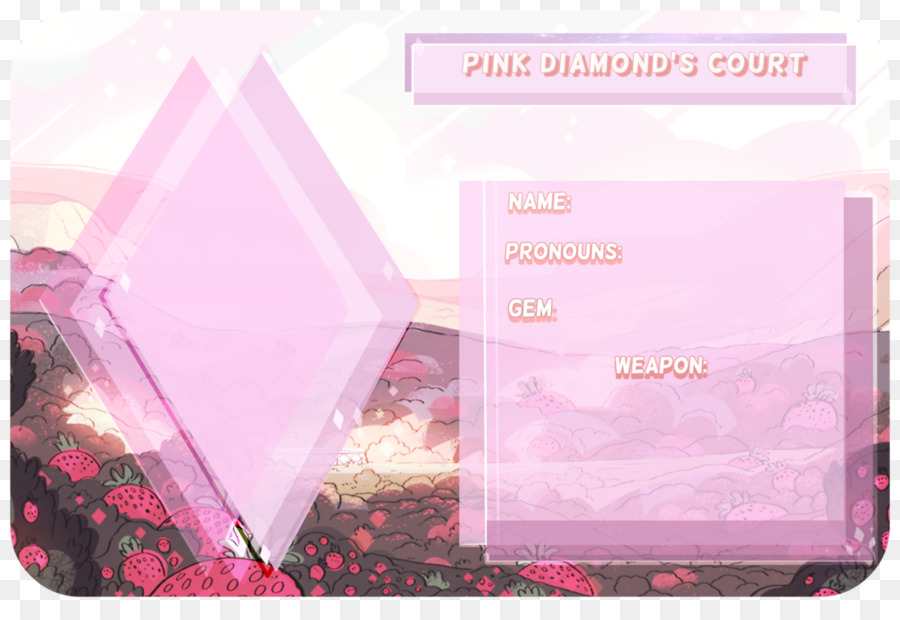 Rosa diamante Gemma diamante Blu - diamante rosa