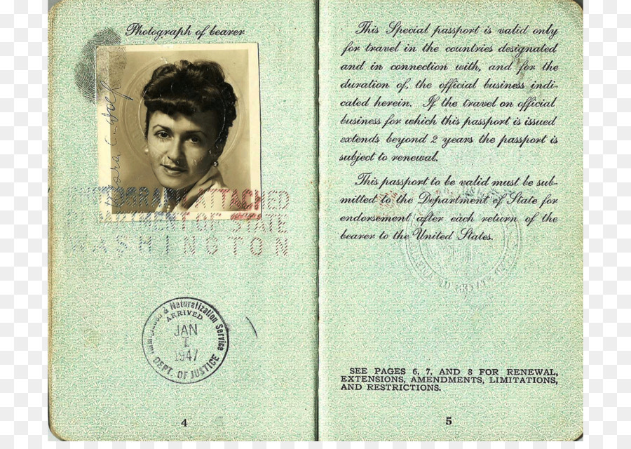 Tài liệu nhận dạng Frank Olson - áo hộ chiếu