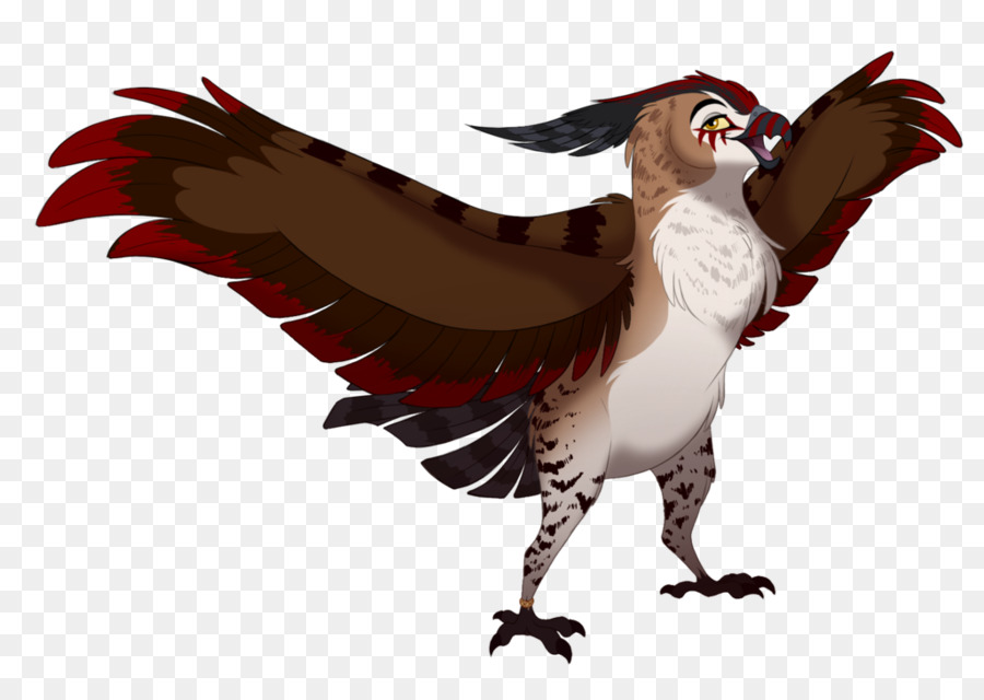 Vulture Beak Feather Charakter - Feder