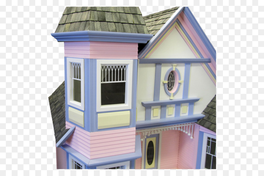 Painted ladies casa delle bambole Giocattolo in scala 1:12 di Pittura - giocattolo