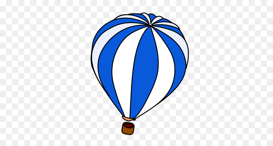Hot air balloon Air travel Clip art - blau heiß Luft Ballon