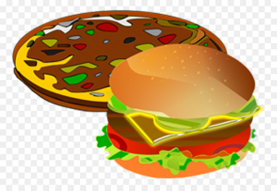 Cheeseburger Hamburger, Pizza, Fast food hamburger Vegetariano - Pizza