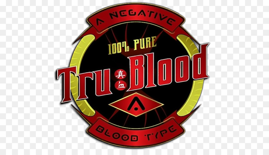 Logo-Poster Trinken Schriftart - echtes Blut