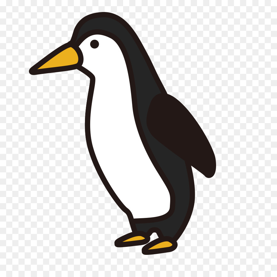 Re pinguino Flashcard Animale educazione della prima infanzia - Pinguino