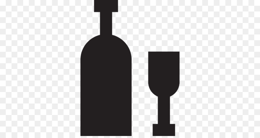 Glas Wein Flasche - Wein