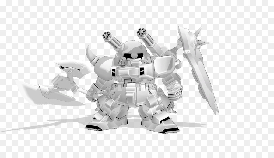 Mecha Bianco Robot Figurine - robot