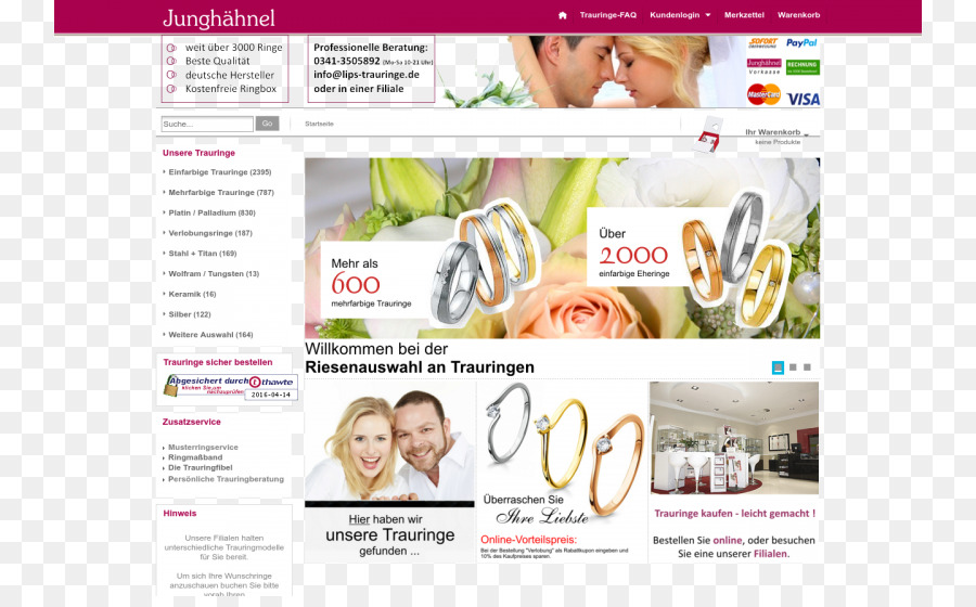 Web-Seite Werbung für Lebensmittel Rezept - Rheintal Drogerie GmbH