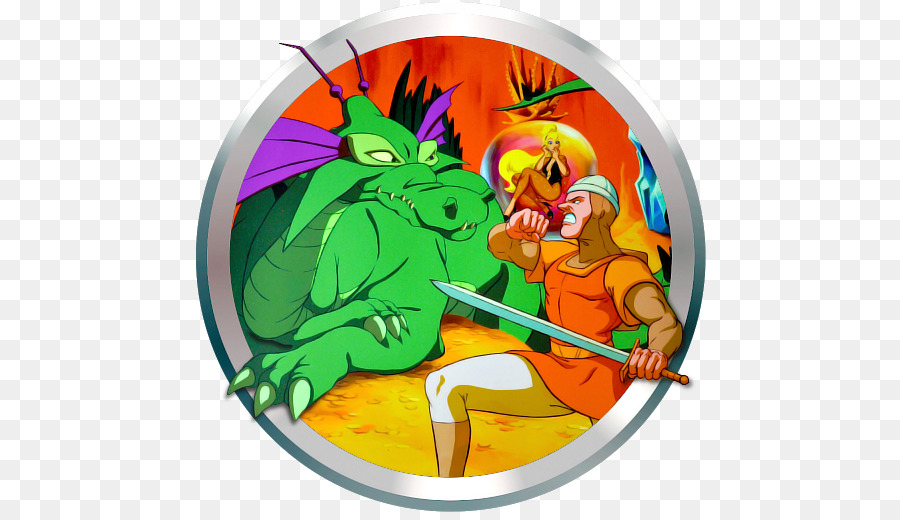 Cartone animato di Dragon s Lair creatura Leggendaria - draghi dell'aria