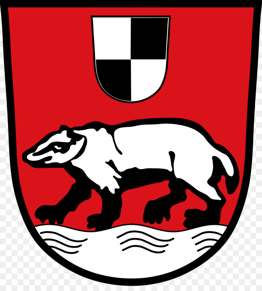Dachsbach Uehlfeld Wappen schwarz ClipArt - Kat von D