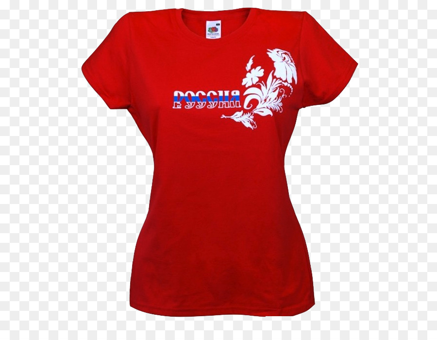 T-shirt Russia Manica Sciarpa - Maglietta