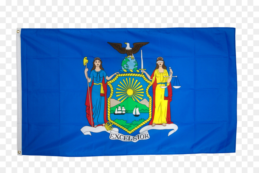 Flagge Fahne Wappen von New York Frankreich - Flagge