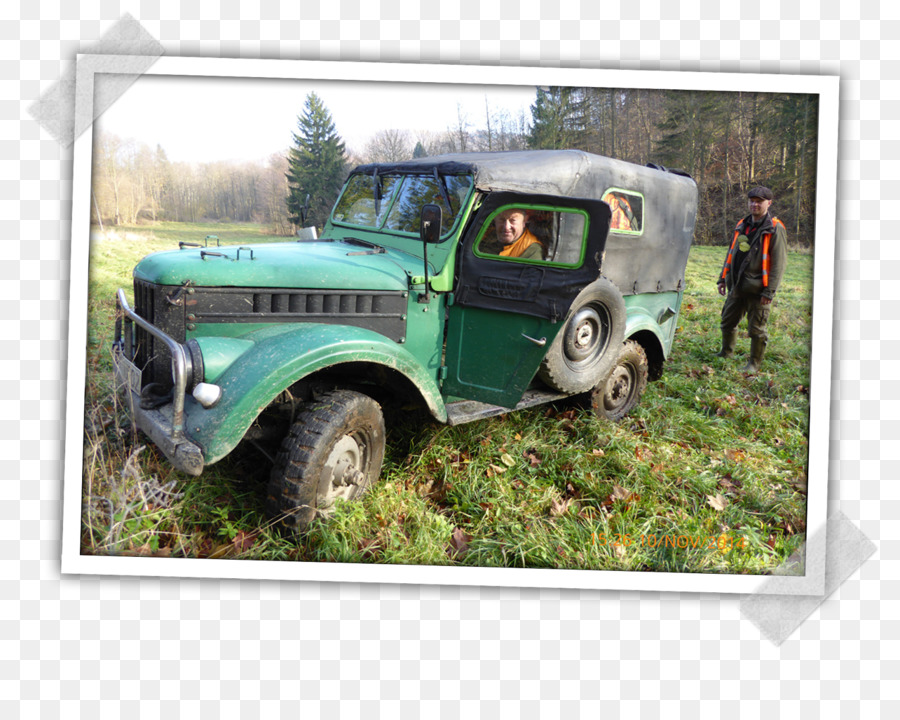 Oldtimer-Off-road-Fahrzeug auf die Jagd Nutzfahrzeug-Transport - Kristof