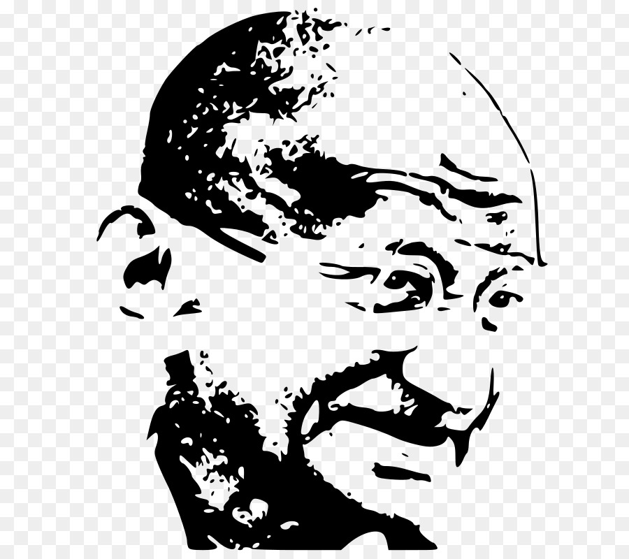 Gandhi/ Gandhis Salz-Marsch Das Leben von Gandhi Clip-art - gnaghi