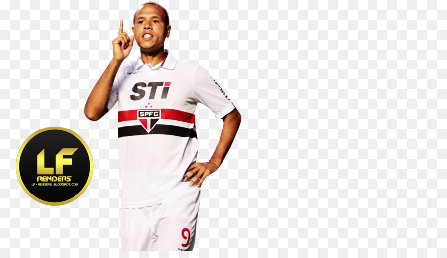Sao Paulo FC sport di Squadra T-shirt di Rendering - paulinho brasile
