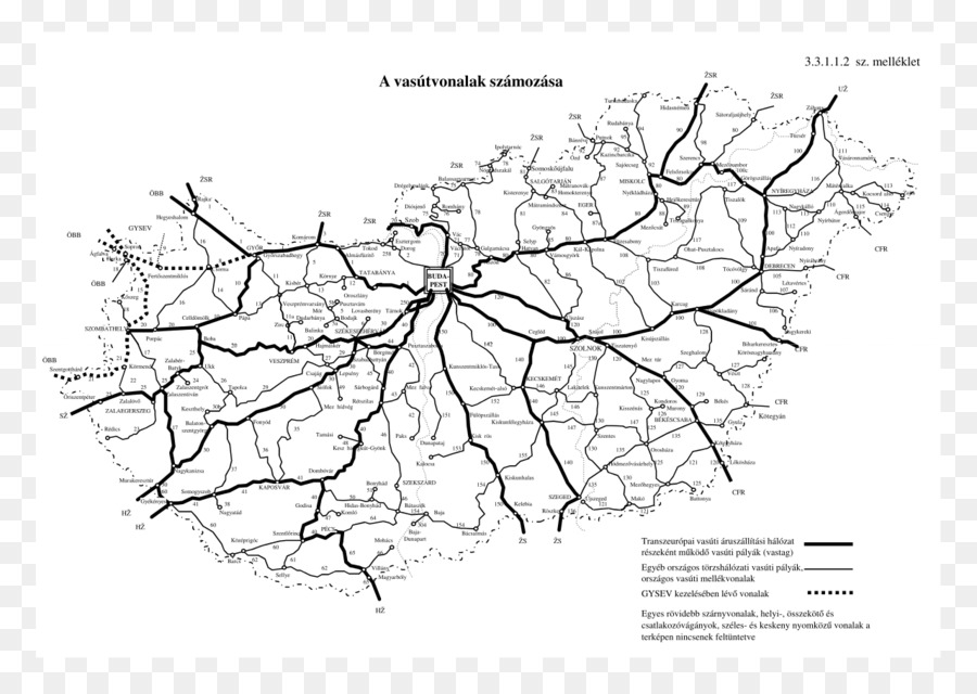 Il trasporto ferroviario in Ungheria trasporto Ferroviario in Ungheria ungherese Wikipedia - mappa