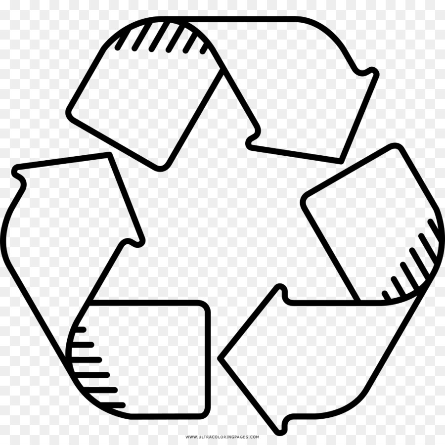Simbolo del riciclaggio di plastica di Disegno Business - attività commerciale
