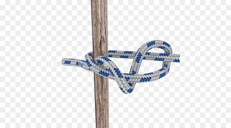 Timber hitch Knoten Seil Krawatte Pfeil und Bogen - Seil