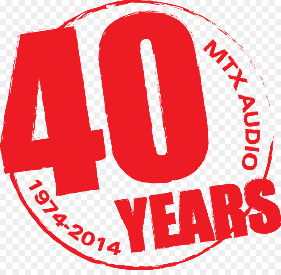 MTX Audio Logo Audio Clip art - 40 anni