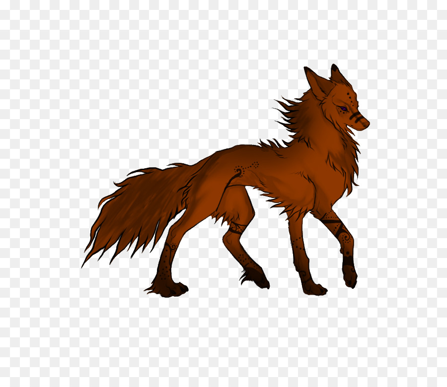 Hund Mustang Feral Pony Art - Hund