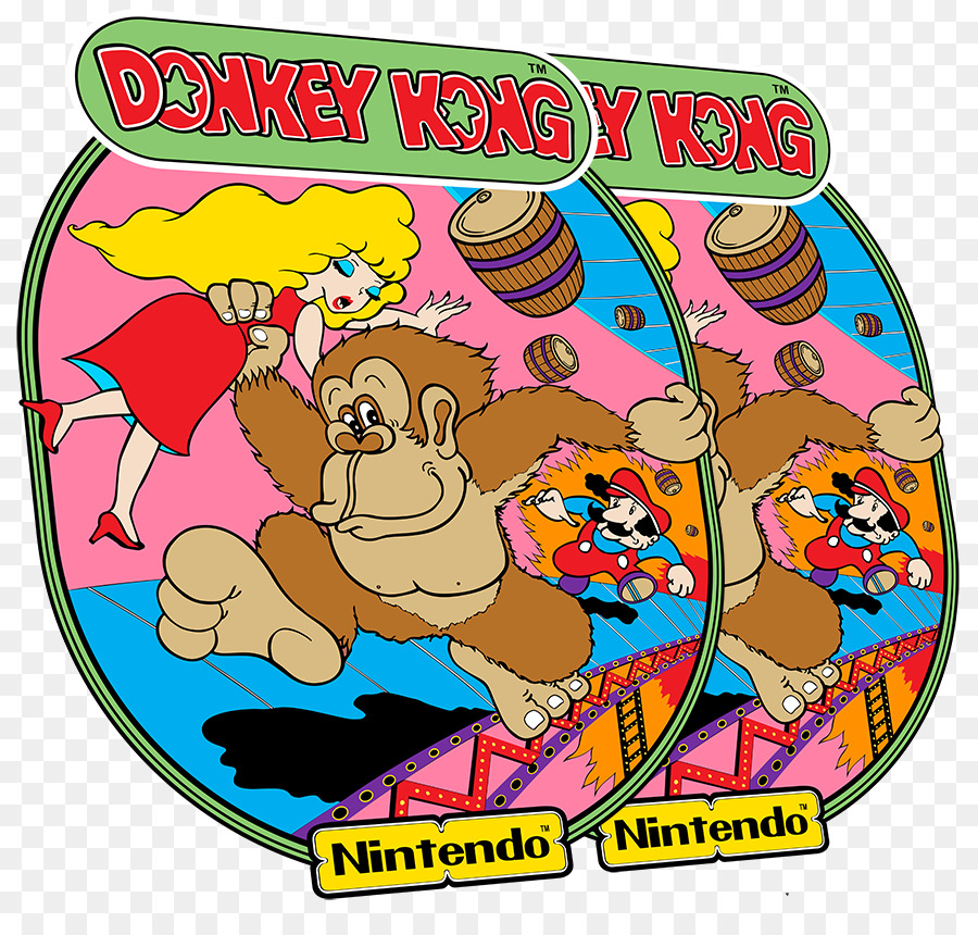 Donkey Kong Jr gioco Arcade Arte Donkey Kong 3 - arcade di asino kong