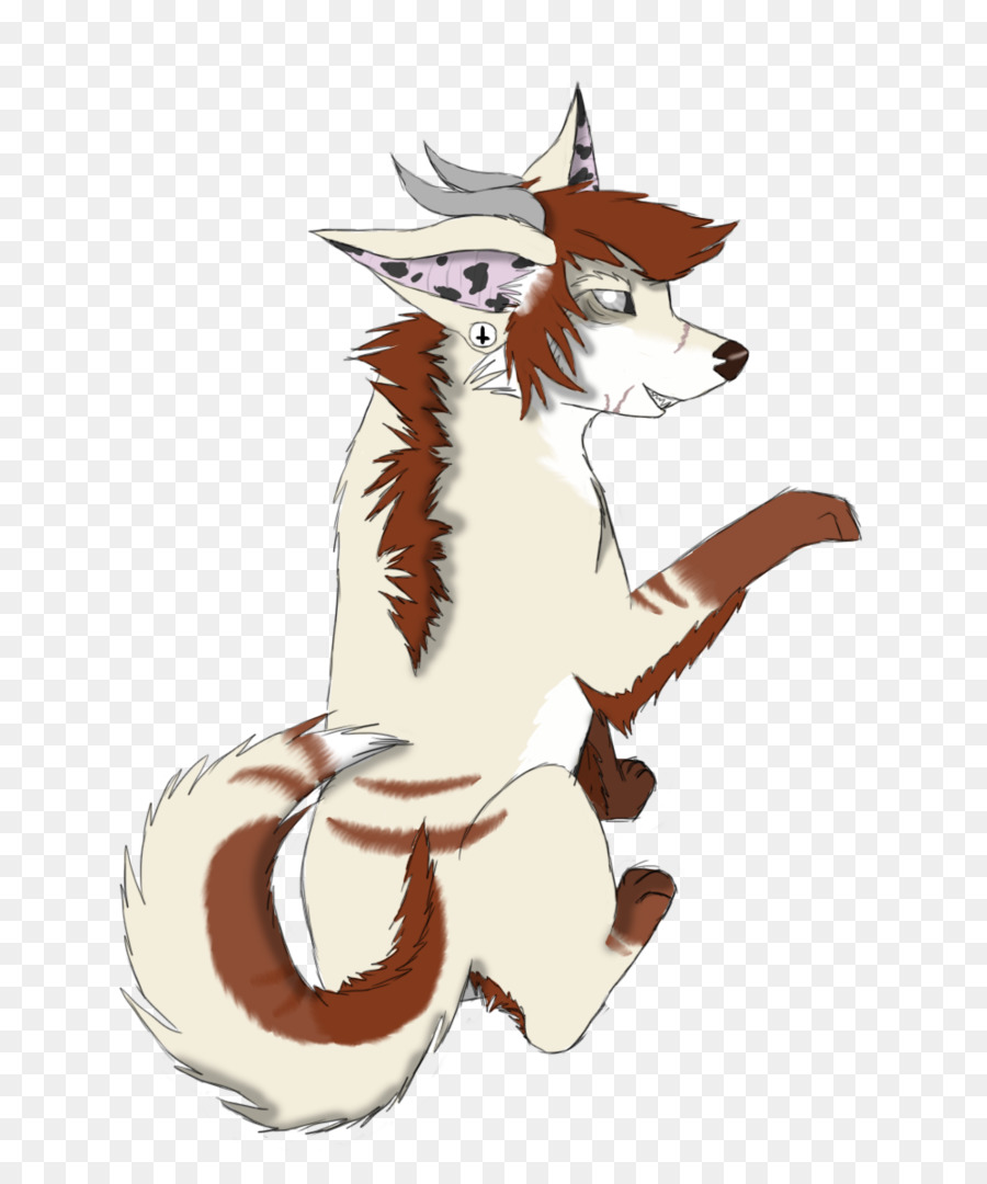 Cat Red fox Tail 