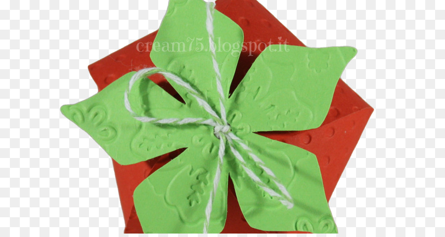 Verde, ornamento di Natale Foglia - foglia