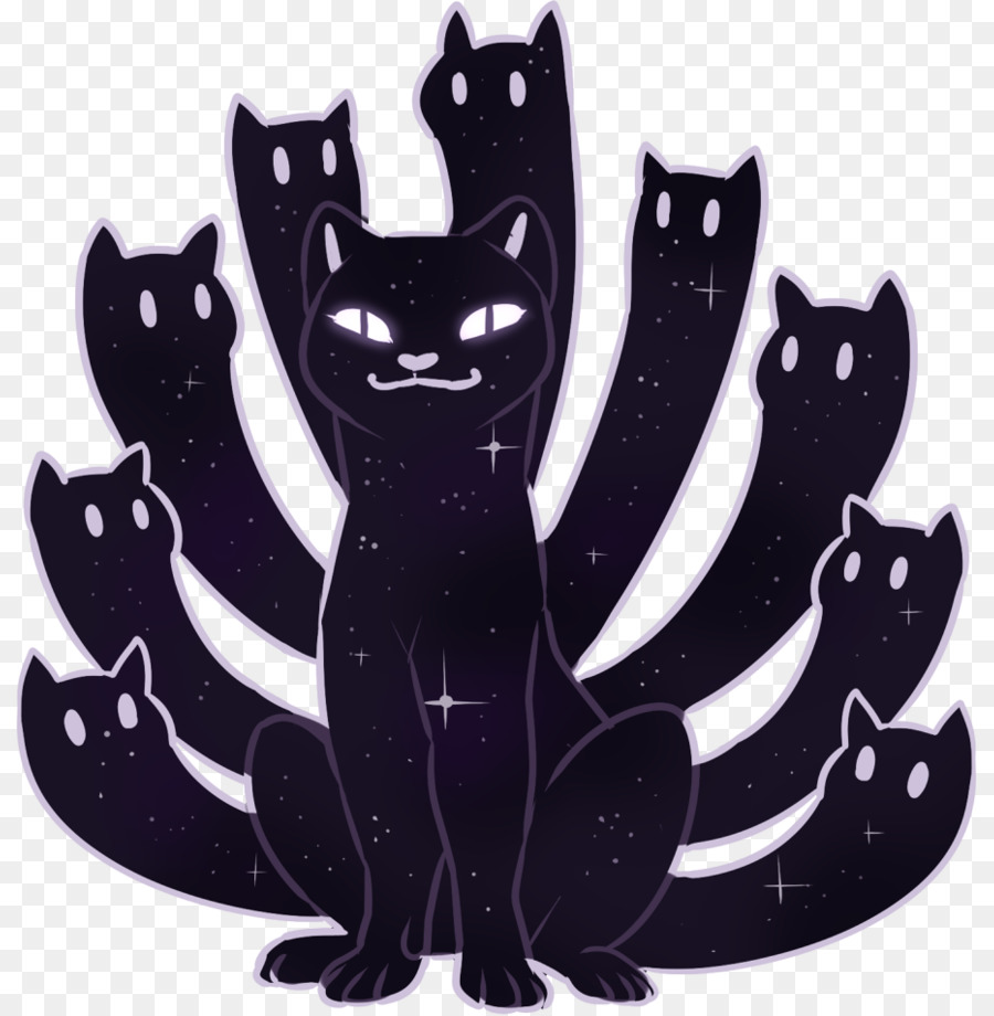 Carattere del gatto cartone Animato Nero M tipo di Carattere - gatto
