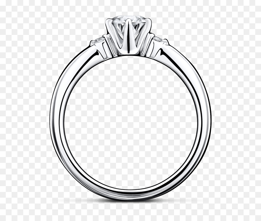 Anello di fidanzamento con Diamante anello di Nozze d'Argento - anello