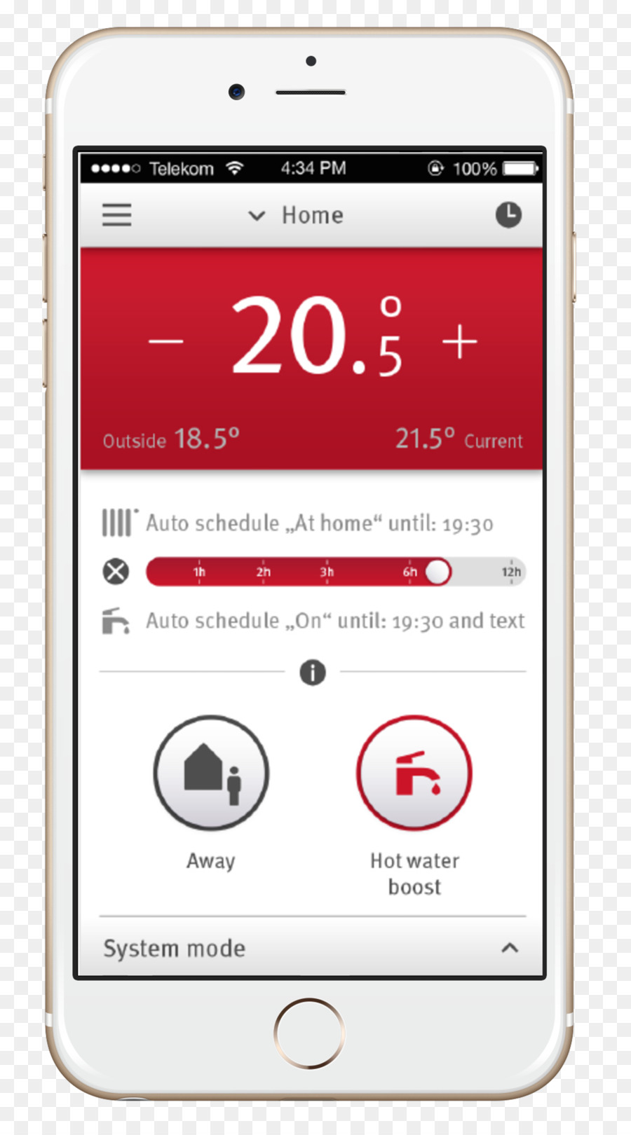 Smartphone Feature phone Schaltplan Thermostat Boiler - Smartphone