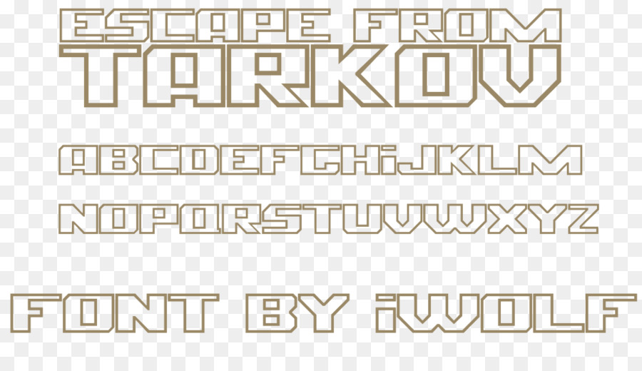 Fuga dalla Tarkov Logo Font Download - fuga dalla tarkov
