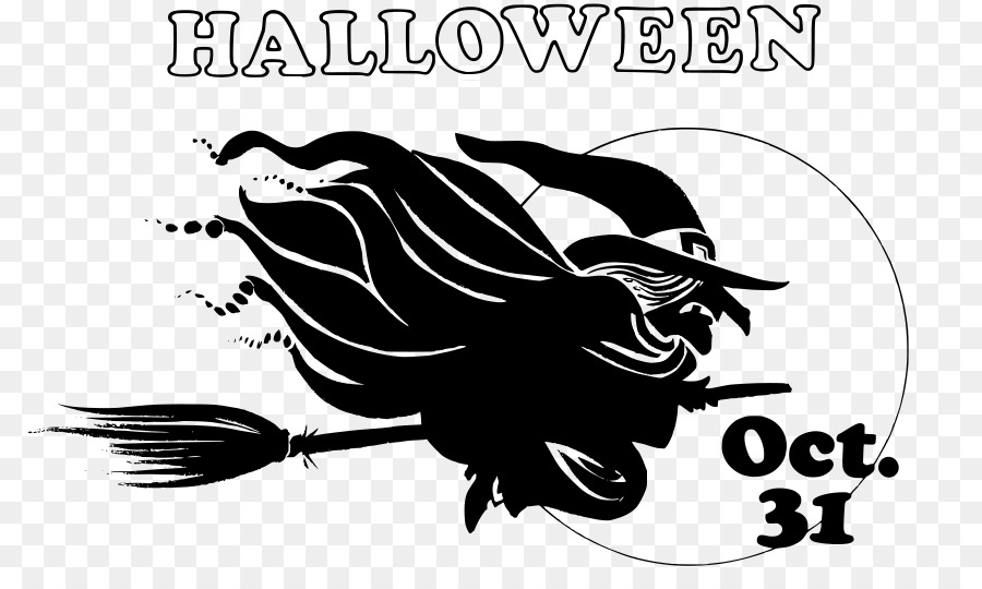 Halloween phù Thủy Trick Clip nghệ thuật - halloween