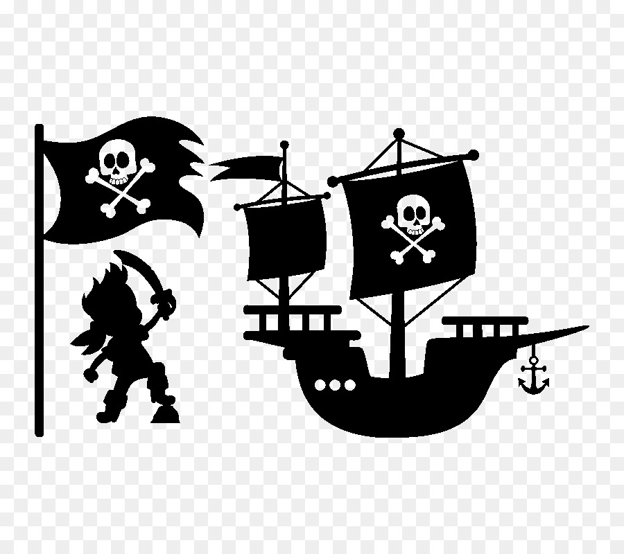 Capitan Uncino Pirateria Logo - barca