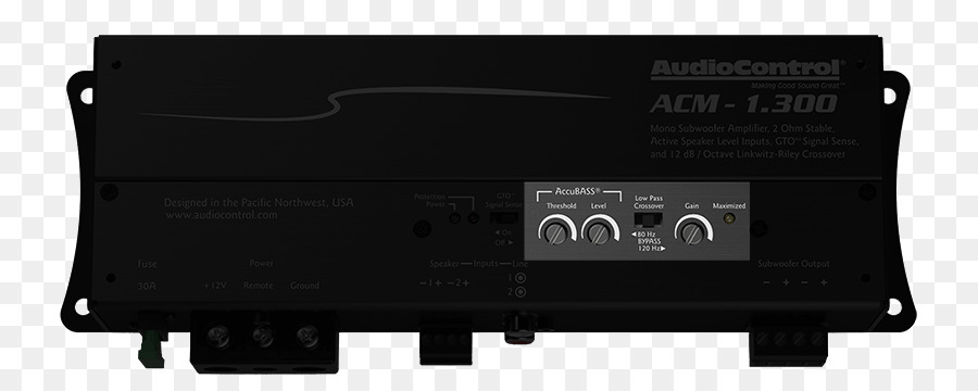 Stromrichter Elektronik Audio power Verstärker AudioControl - Verstärker bass volume