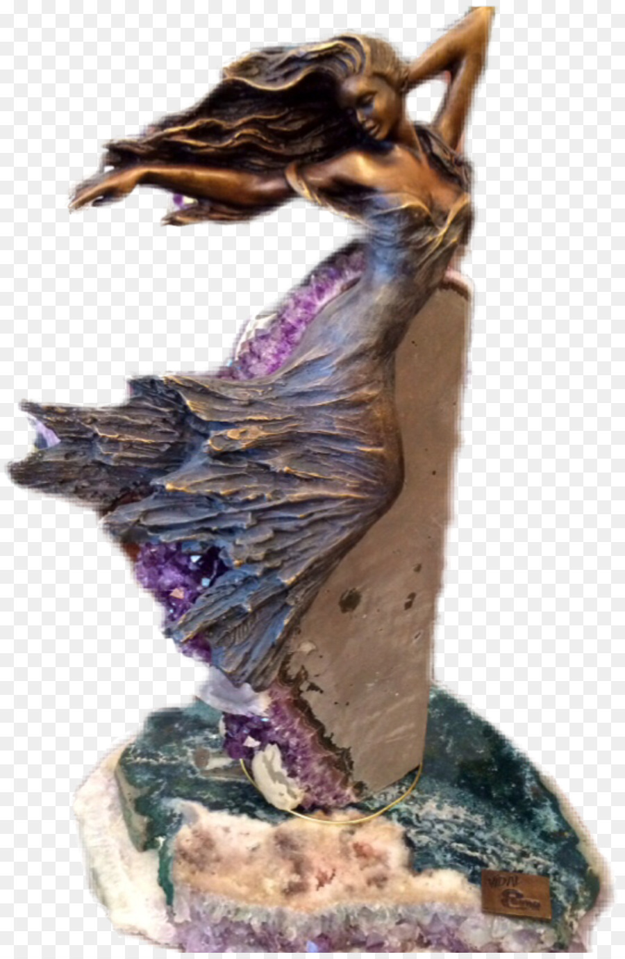 Scultura in bronzo Figurina creatura Leggendaria - arte decorativa