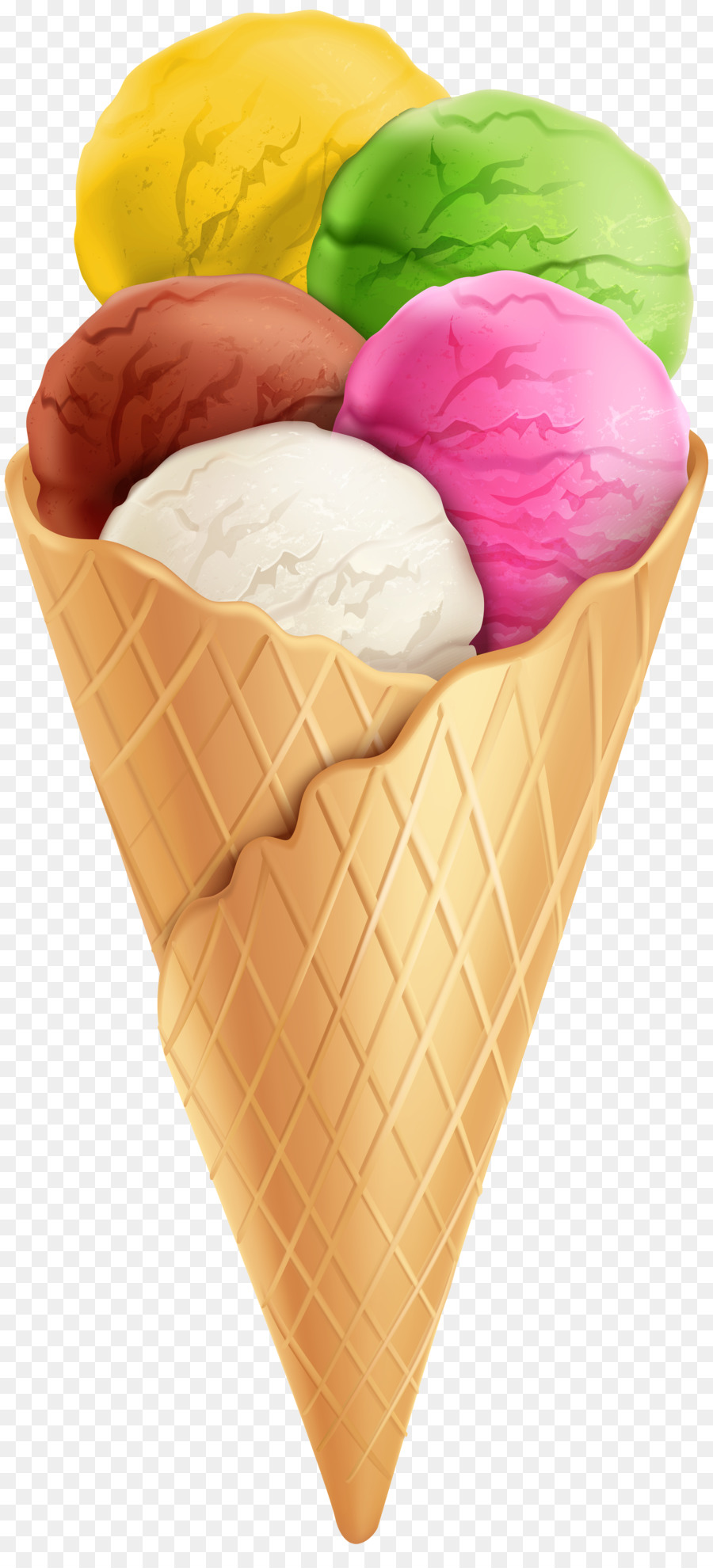 Eistüten Eisbecher Fürst Pückler Eis, Schokoladen Eis - Eis