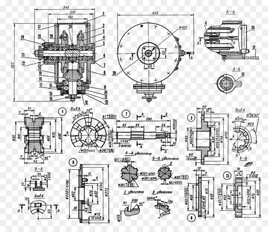Riduzione di unità di disegno Tecnico Malotraktor Trattore rapporto di cambio - trattore