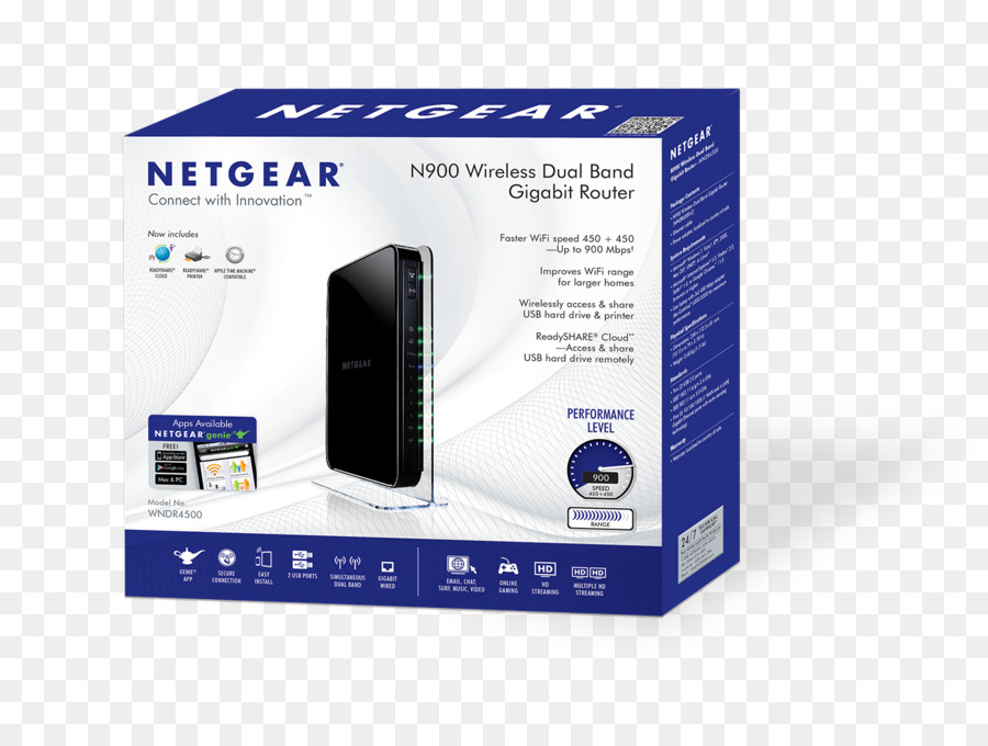 Netgear WNDR4300 router Wireless Wi-Fi gratuita - USB