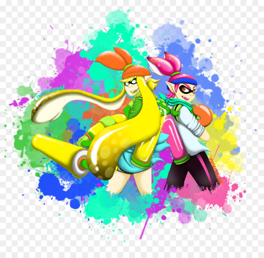 DeviantArt Splatoon Clip-art - Color squid