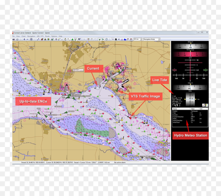 Software di navigazione GPS Computer Software di navigazione Satellitare - SeaRose FPSO