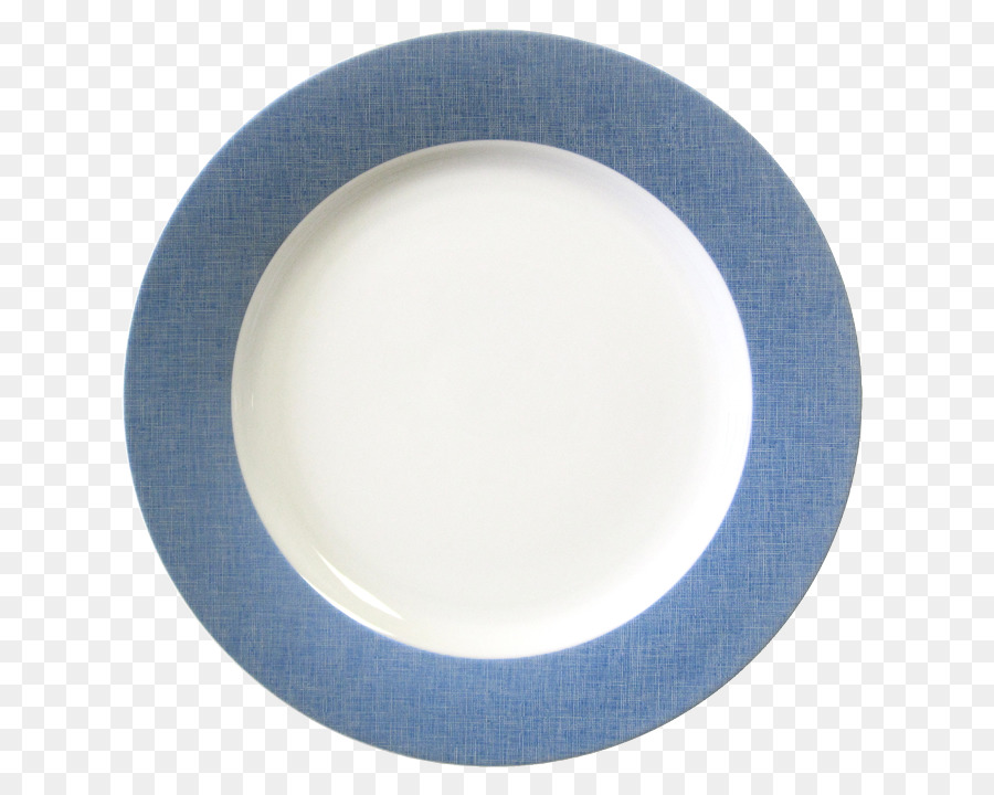 Teller-Ladegerät Blau Geschirr Bone china - Platte