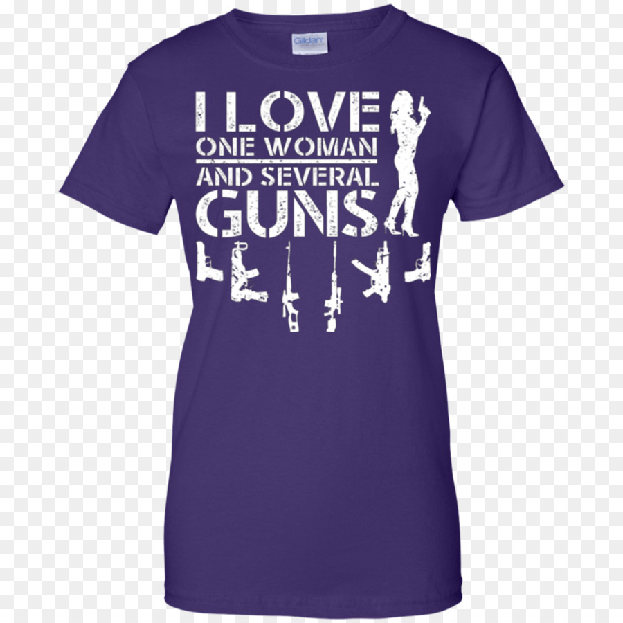 T shirt Áo Đầu Tay áo - người phụ nữ súng