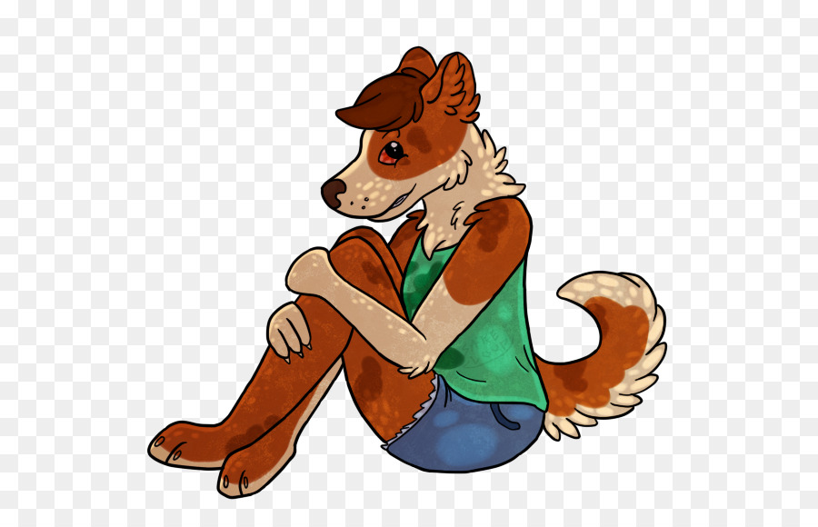 Con chó Đỏ fox Đuôi Clip nghệ thuật - Con chó