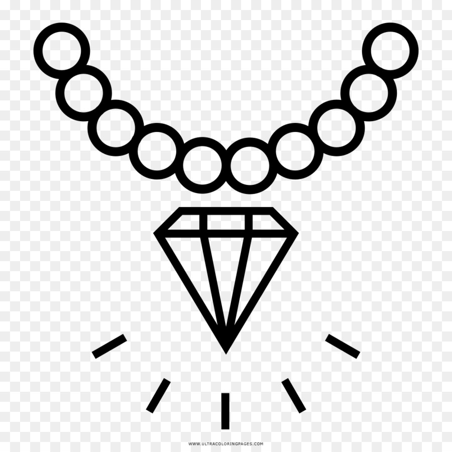 Ohrring-Schmuck-Halskette-Diamant-Malbuch - Schmuck